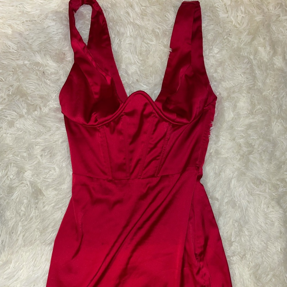 Sexy Red Corset dress